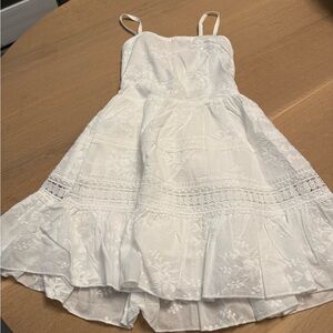Katie J NYC White Lace Kids Dress